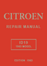Citroen ID19, 1963 Workshop Repair Manual