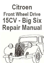 Citroen Traction Avant 15CV Workshop Repair Manual